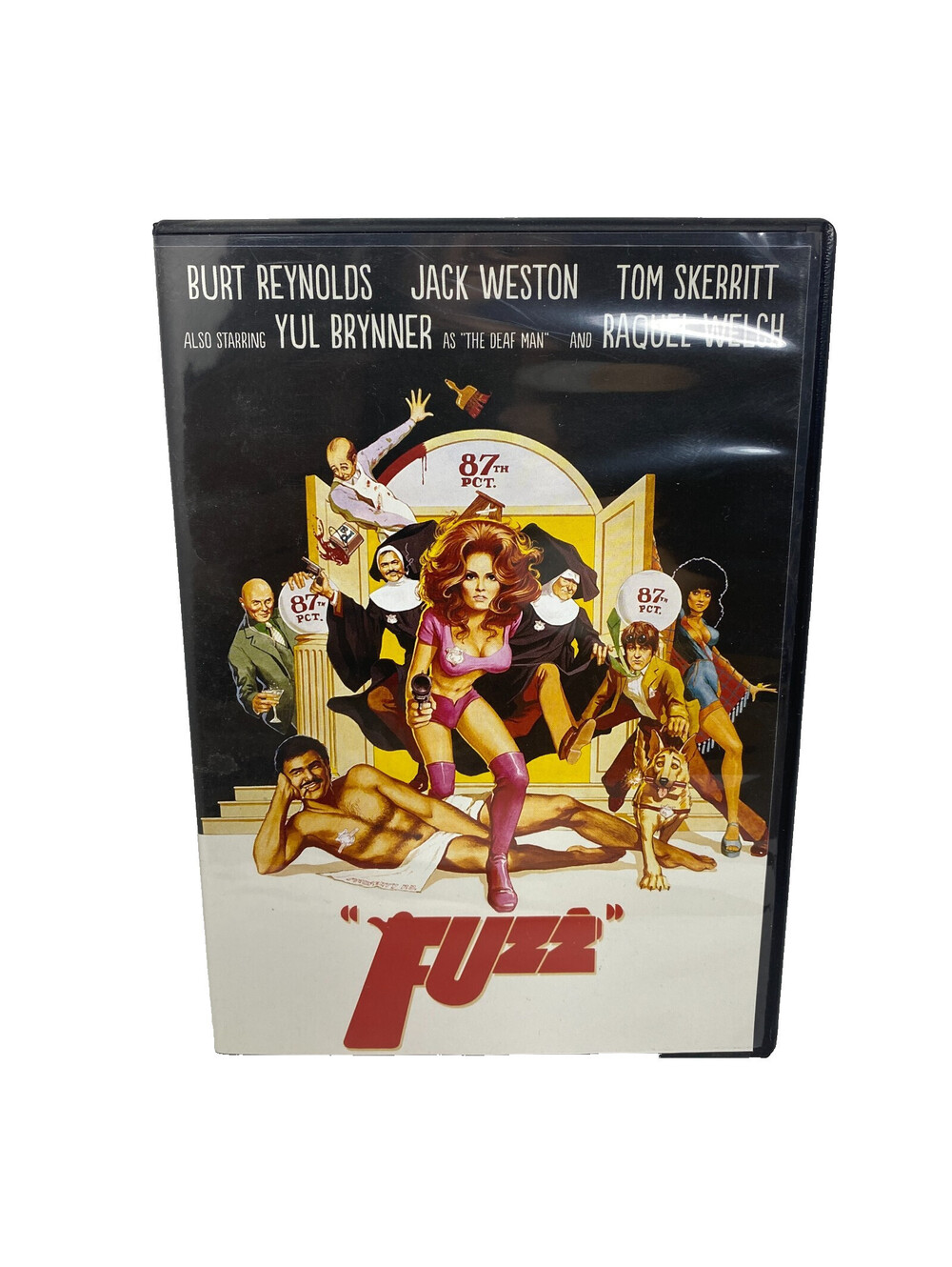 Fuzz DVD 1972 Burt Reynolds Raquel Welch Yul Brynner Kino Lorber OOP